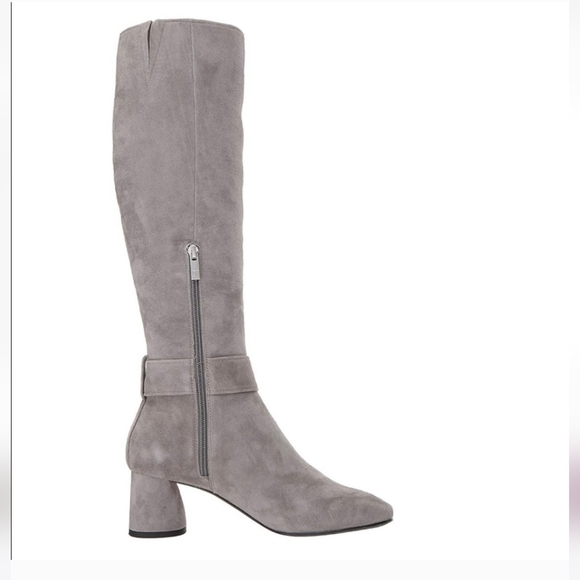 Donald J. Pliner Gray Over the Knee Boots - Picture 2 of 15